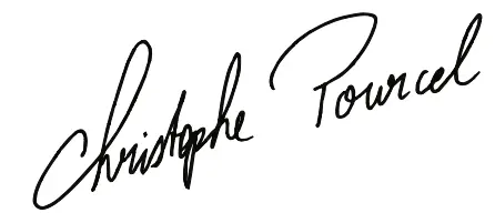 signature du candidat Christophe Pourcel